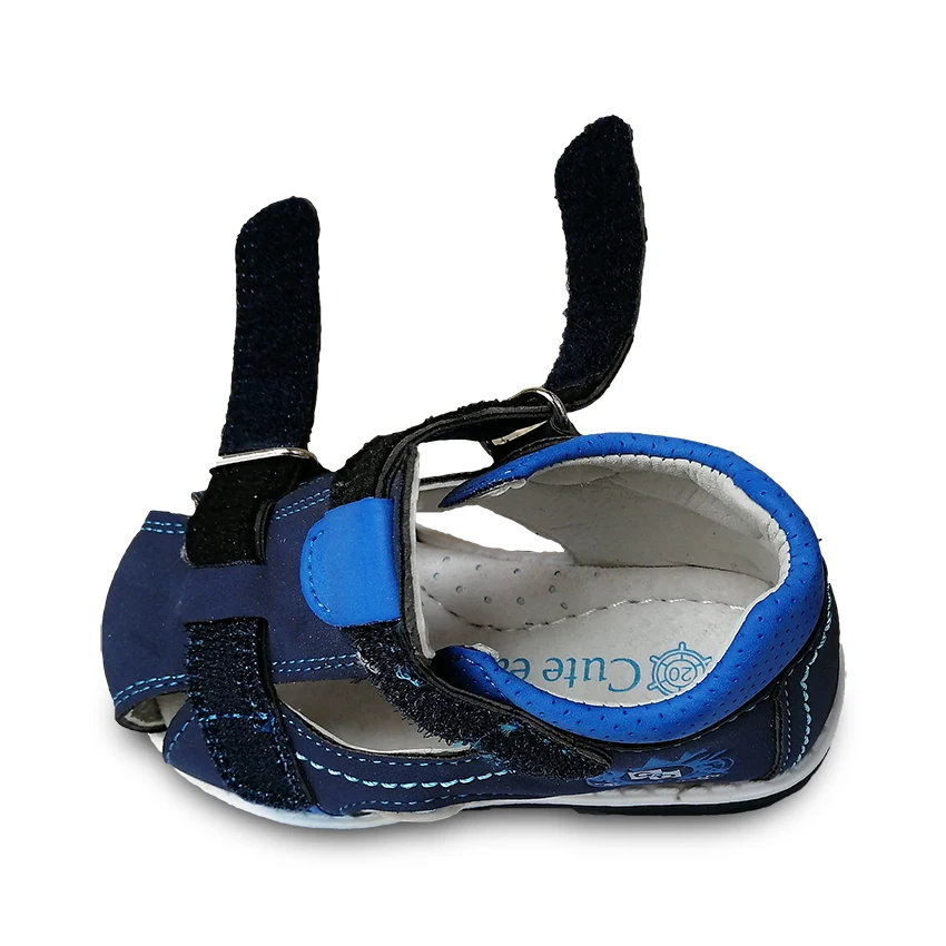Супер качество; 1 пара; Детские сандалии из искусственной кожи для мальчиков; летняя ортопедическая обувь; детская модная обувь с поддержкой арки