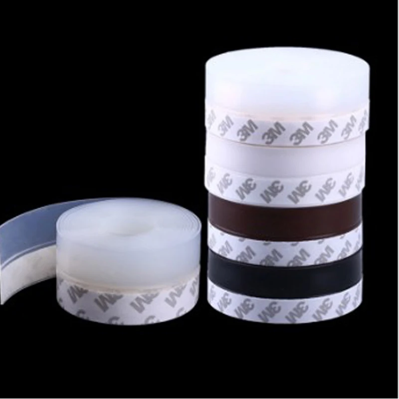 

Self Adhesive Door Seal Strip Weather Strip Silicone Soundproofing Window Seal Draught Dust Insect Door Strip 25MM/35MM/45MM