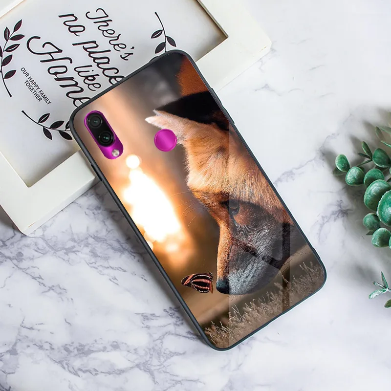 Чехол Red mi Note 8 Pro для Xiao mi Red mi 7A 8A 8 A чехол PC TPU черный чехол для Xio mi A3 A2 Lite mi 8 9 SE mi 9T красный mi K20 чехол