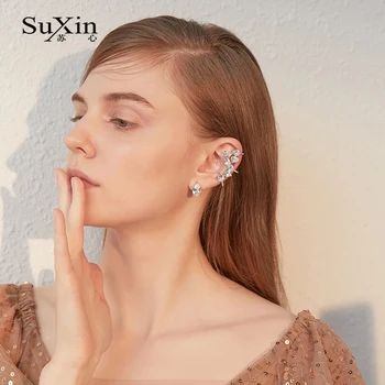 

SuXin earrings 2020 new simple water drop temperament earrings for women crystal pendant earrings jewelry gift