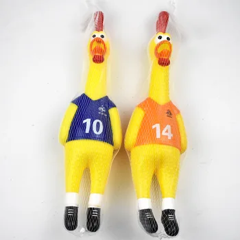 

31cm Screaming Chicken Squeeze Sound Toy Pets Toy Product Dog Toys Squeaking Shrilling Dog Accessories Pet Supplies Rubber Toy