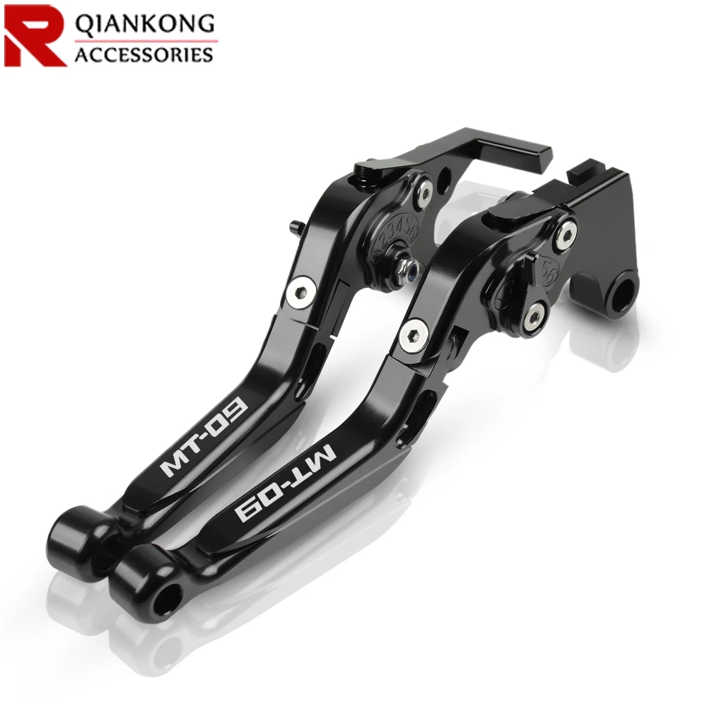 FOR YAMAHA MT-09- Motorcycle Adjustable Folding Extendable Brake Clutch Lever MT 09 MT-09