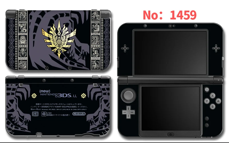 Protector Cover Decal Vinyl Skin Sticker for Nintendo NEW 3DS XL/LL Limited Machine Stickers