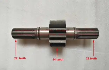 

300.39.124-1 Pinion gear, final drive (14 teeth), JINMA JM tractors parts, JINMA JM 30-35HP Tractors, 300, 304, 350, 354
