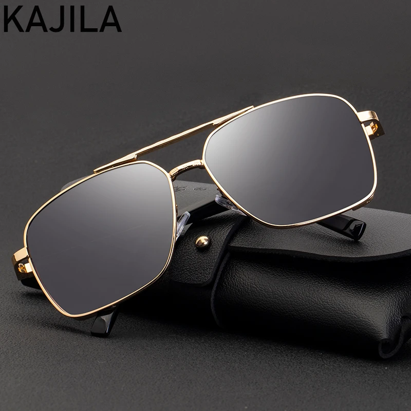 

Retro Square Sunglasses Men 2020 Fashion Luxury Brand Designer Metal Frame Vintage Oval Sun Glasses For Male Gafas De Sol Hombre