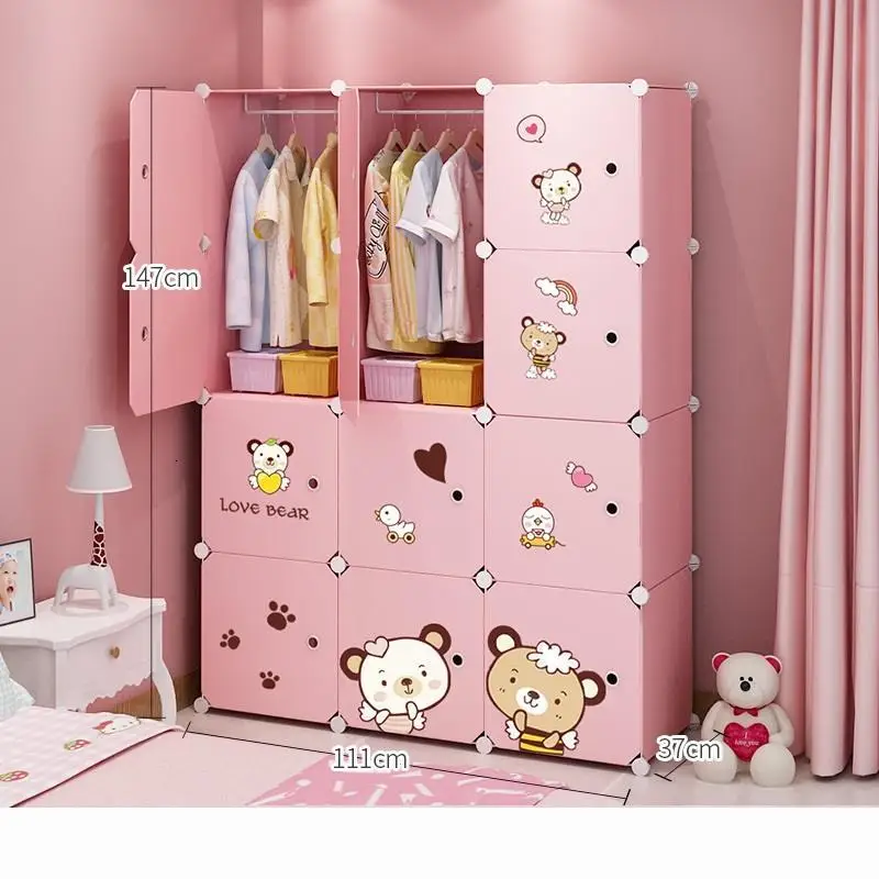 MODEL K Gabinete Placard Moveis Meuble Range Meble Armario De Armazenamento Armadio Mueble шкаф для спальни - Цвет: MODEL K