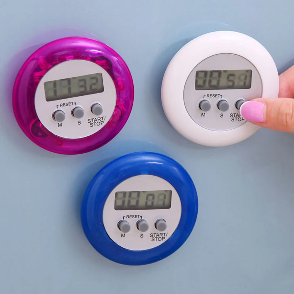 LCD Digital Kitchen Countdown Magnetic Timer Back Stand Cooking Timer Count UP Alarm Clock Kitchen Gadgets Cooking Tools