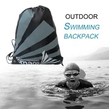 Прочные удобные 41 см x 33 см сумки для плавания пляжная сумка с Кулиской спортивный тренажерный зал водонепроницаемый рюкзак для плавания танцев