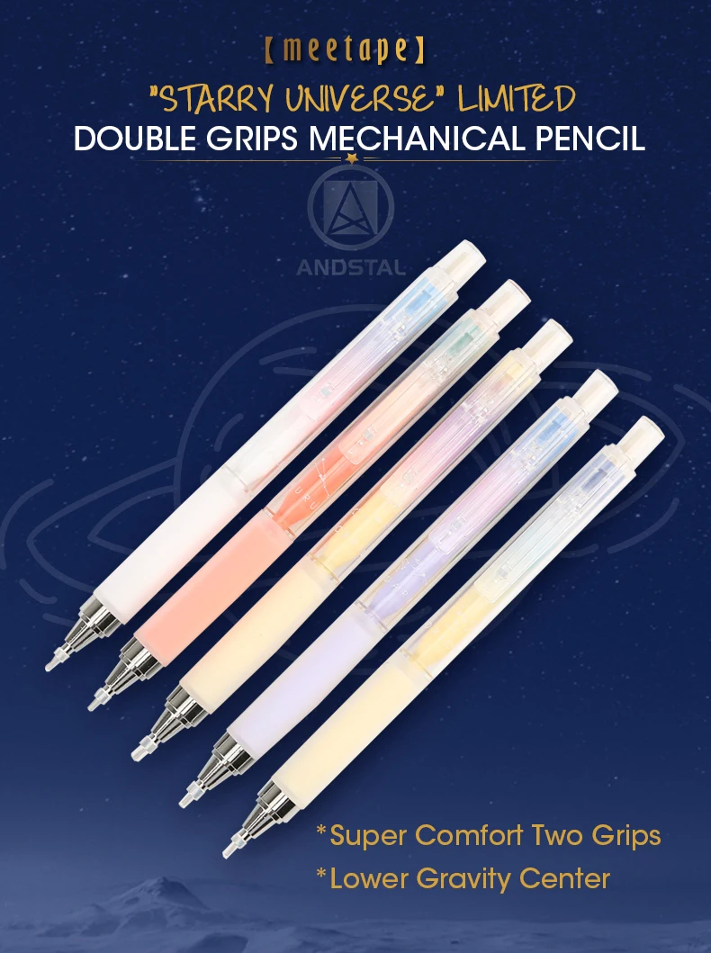 Andstal набор гелевых ручек "Звездная Вселенная" 0,5 мм M& G милые каваи черные чернила шариковые ручки для школы канцелярские принадлежности гелевая ручка