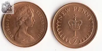 

UK 1/2 Penny Coin Europe New Original Coins Unc Commemorative Edition 100% Real Rare Eu Random Year