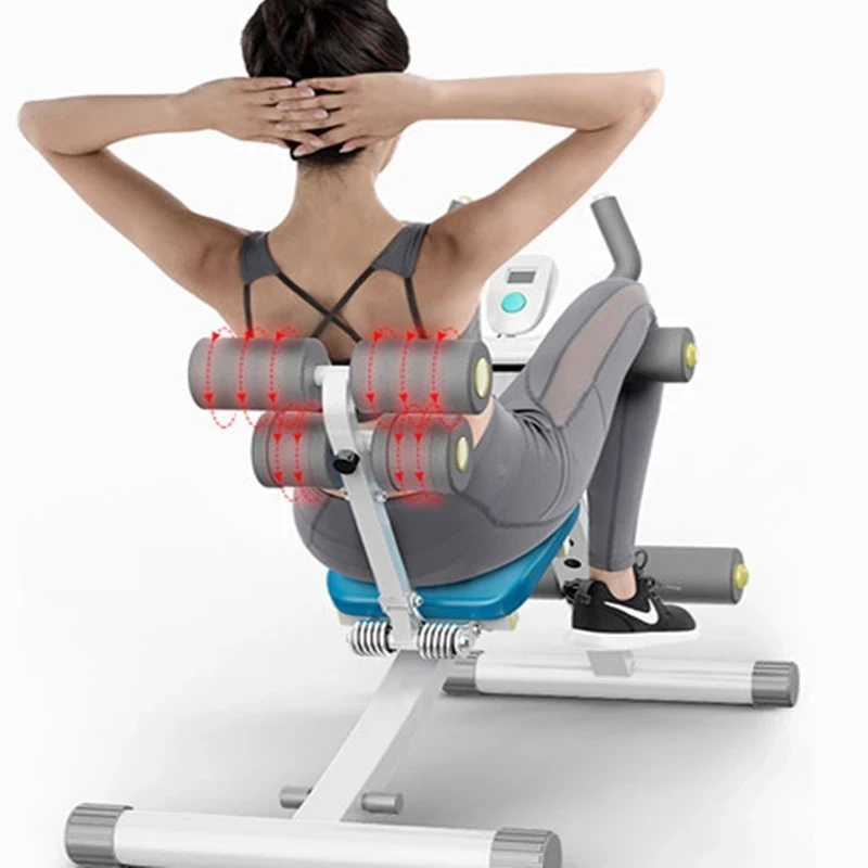Multifunctional Abdominal Board Foldable Sit Up Assistant Home Fitness Equipment Female Abdomen Muscle Waist Machine Gym