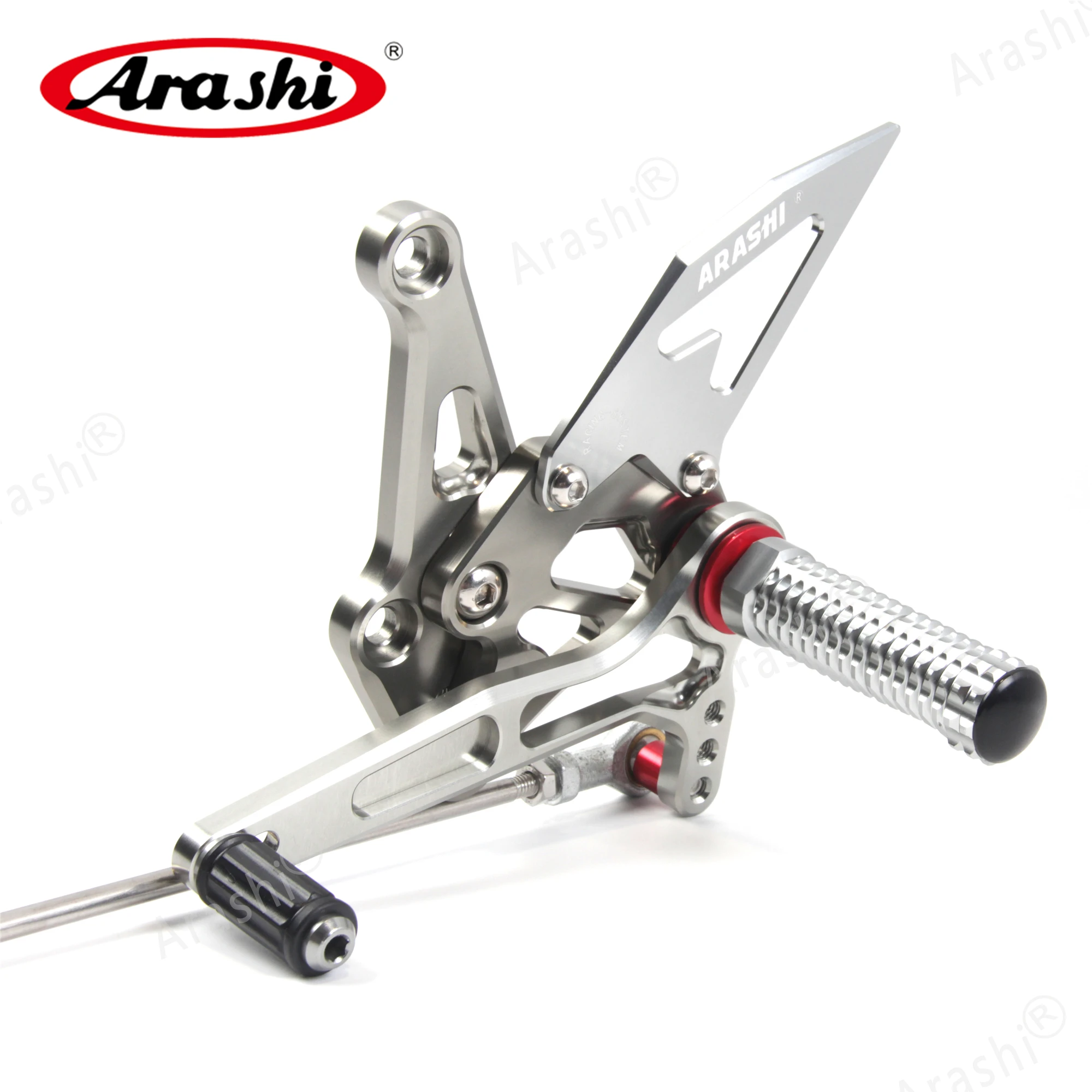 Регулируемая подставка для ног Arashi для KAWASAKI Z1000 Z 1000 Z1000SX CNC Rearset подножки задняя Подножки 14 15 16 алюминий