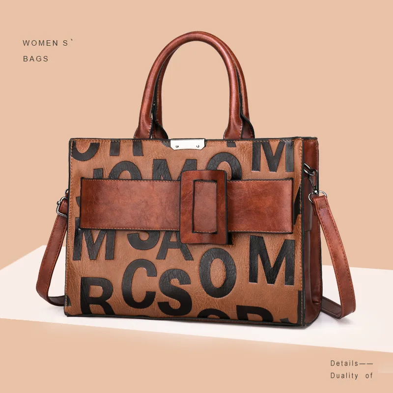 Desiner Women Handbas Lare Satchels Zipper Hih Quality Leather Hand Totes Lady Casual Business Shoulder Messener_voghion.com