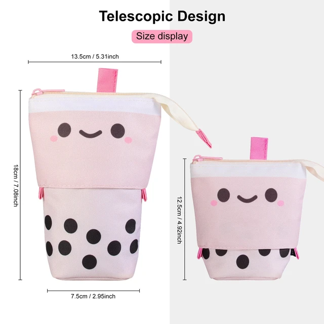 BOBA TEA pencil case!!🧋#backtoschool #boba #schoollife