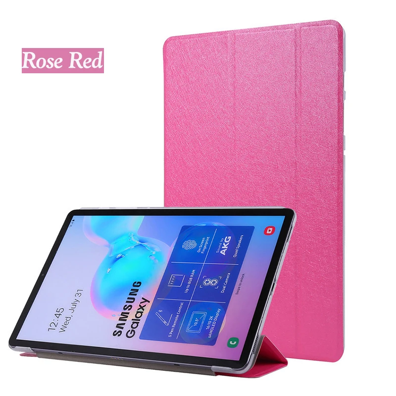 Case For Samusng Galaxy Tab A7 Lite 8.7'' 2021 SM-T220 SM-T225 Leather PC Back Cover Stand Auto Sleep Smart Magnetic Folio Cover