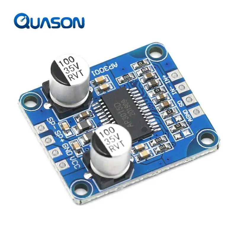 DC 8V-24V High Power Digital Amplifier Module Mono Class D 4-8ohm for 30W-300W speaker Audio power amplifier board ► Photo 3/6