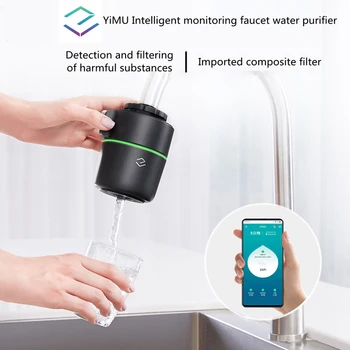 

YiMu Mini Tap Water Purifier Kitchen Water Faucets Filter Rust Bacteria Removal Replacement Kitchen