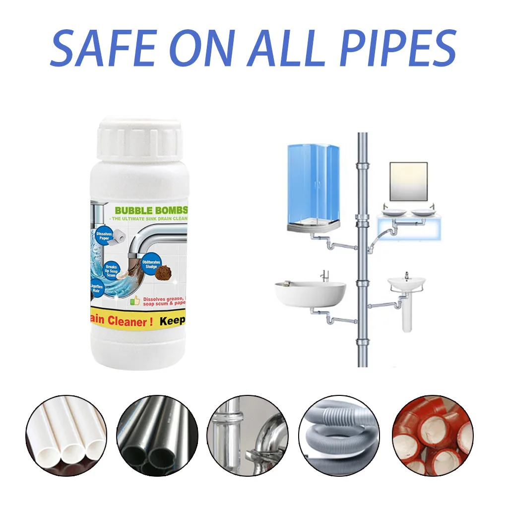 Быстрая очищающая пена для стиральной машины для туалета очиститель для трубопровода средство для очистки тоилового организма Effervescent 1 бутылка 100 г