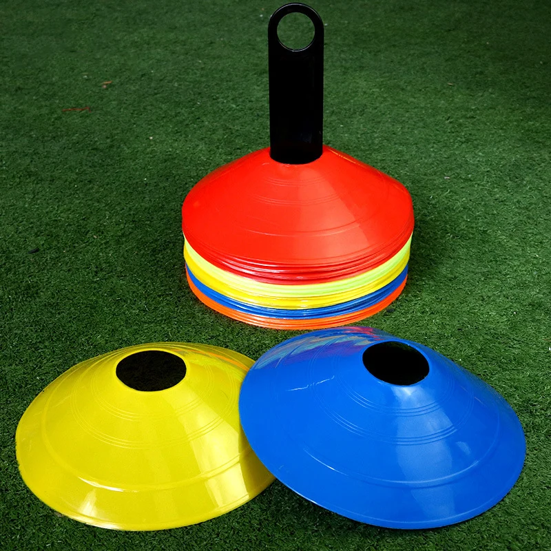

15pcs/25pcs Agility Disc Cones Set Multi Sport Training Space Cones Set Durable Plastic for Soccer Football Ball Game Disc