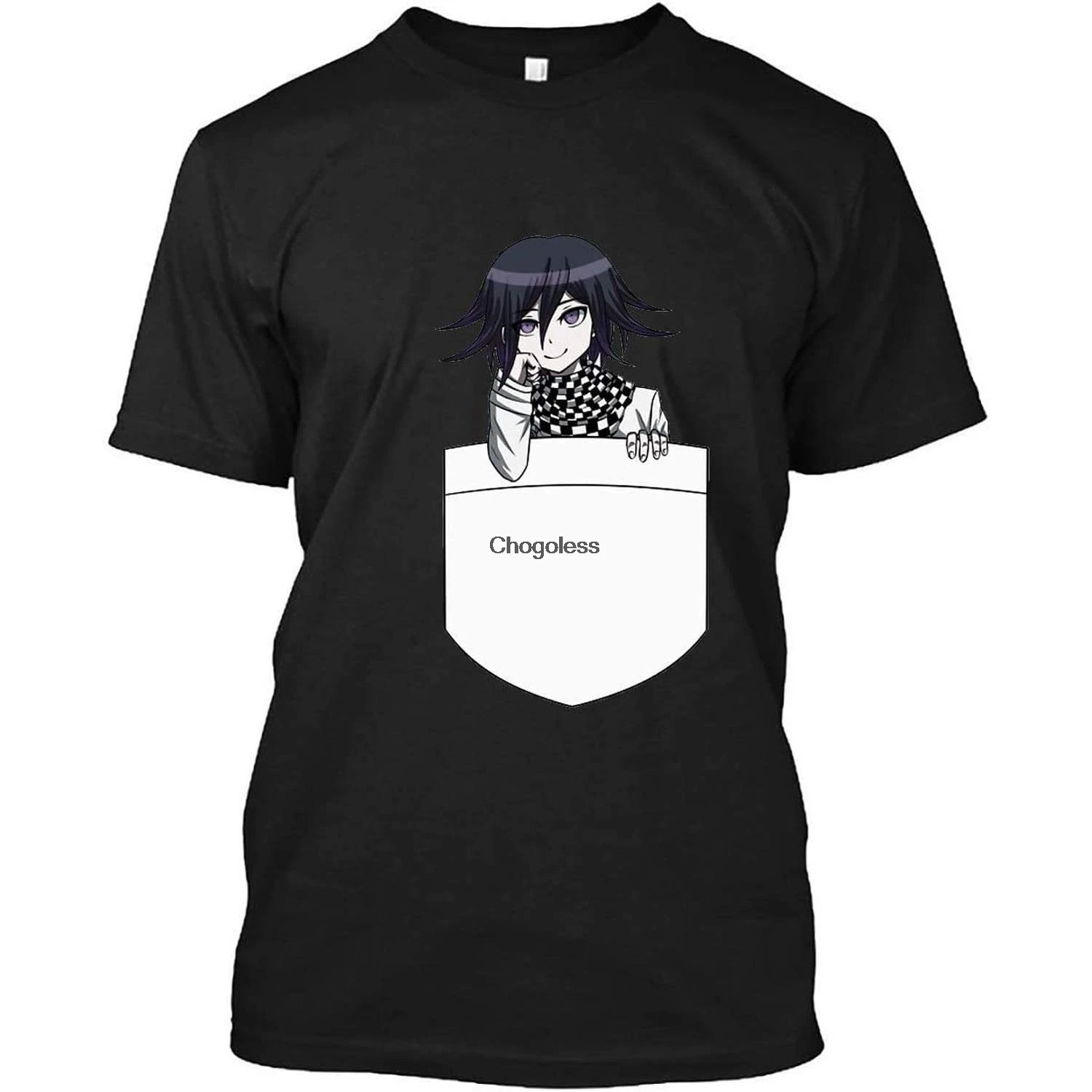 Футболка Kokichi Ouma для мужчин и женщин унисекс футболка черная мужчин|Футболки| |