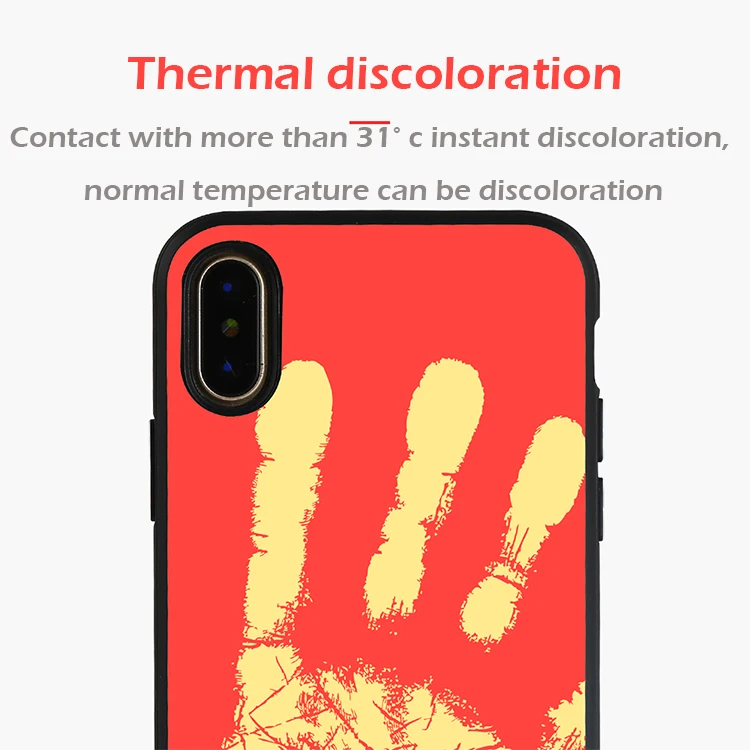 Термальная индукция обесцвечивание i чехол для телефона для iphone MAX, XS, XR полная посылка анти-осень чехол для телефона