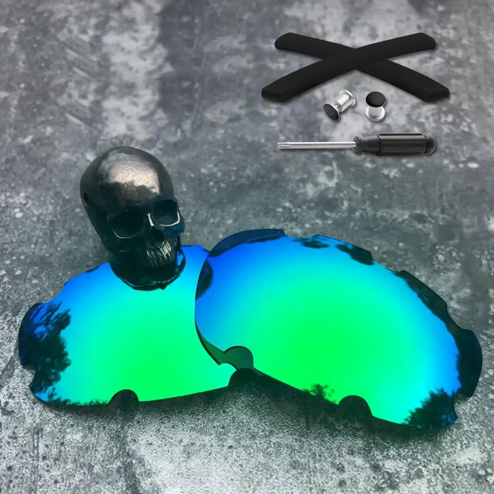 Green Firtox настоящая поляризованная улучшенная замена линз и носки с ушками и болтами и T20 для-солнцезащитных очков с продольной курткой в виде сплит-куртки - Цвет линз: Green
