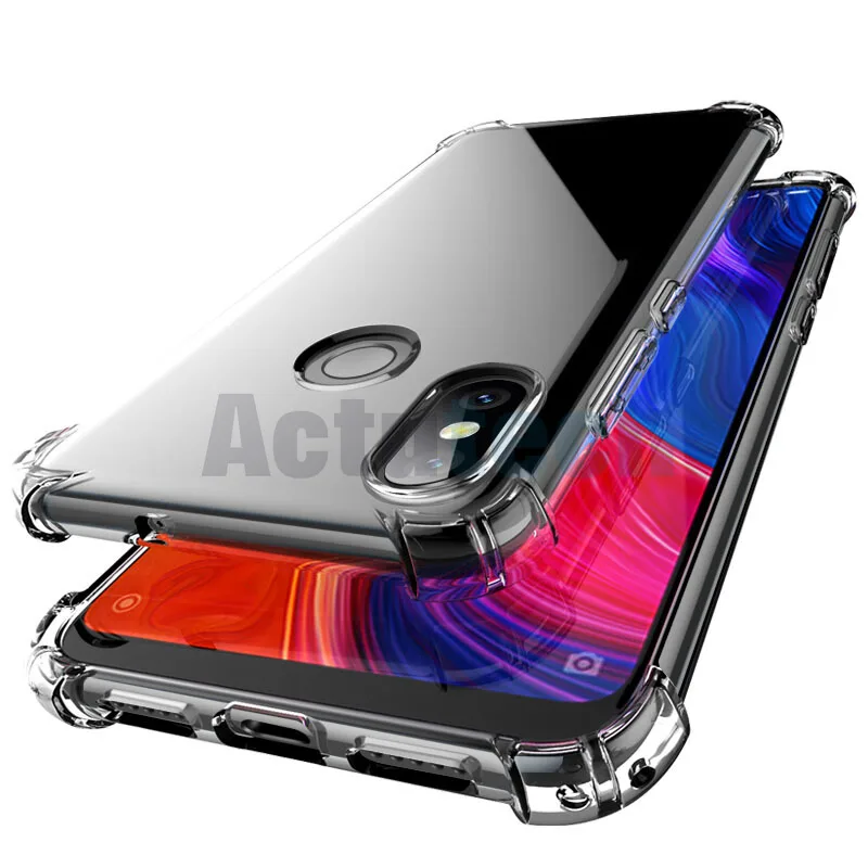 

Clear Transparent Soft TPU Case For XiaoMi Mi 8 lite Max3 Mi 6X 5X A2 Silicone Cover For Xiaomi Mi pocophone F1 RedMi note6 5 6A