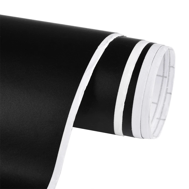 1pc 30x152cm Flexible Bubble-Free Sticker Black Matt Car Wrapping Foil Film for Whole Car Decoration