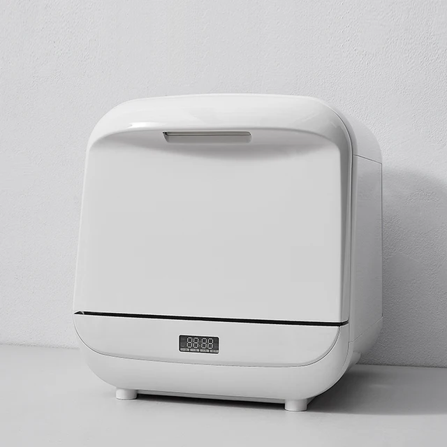 Lavavajillas pequeño de escritorio para el hogar, electrodomésticos  inteligentes sin instalación, máquina para lavar platos independiente