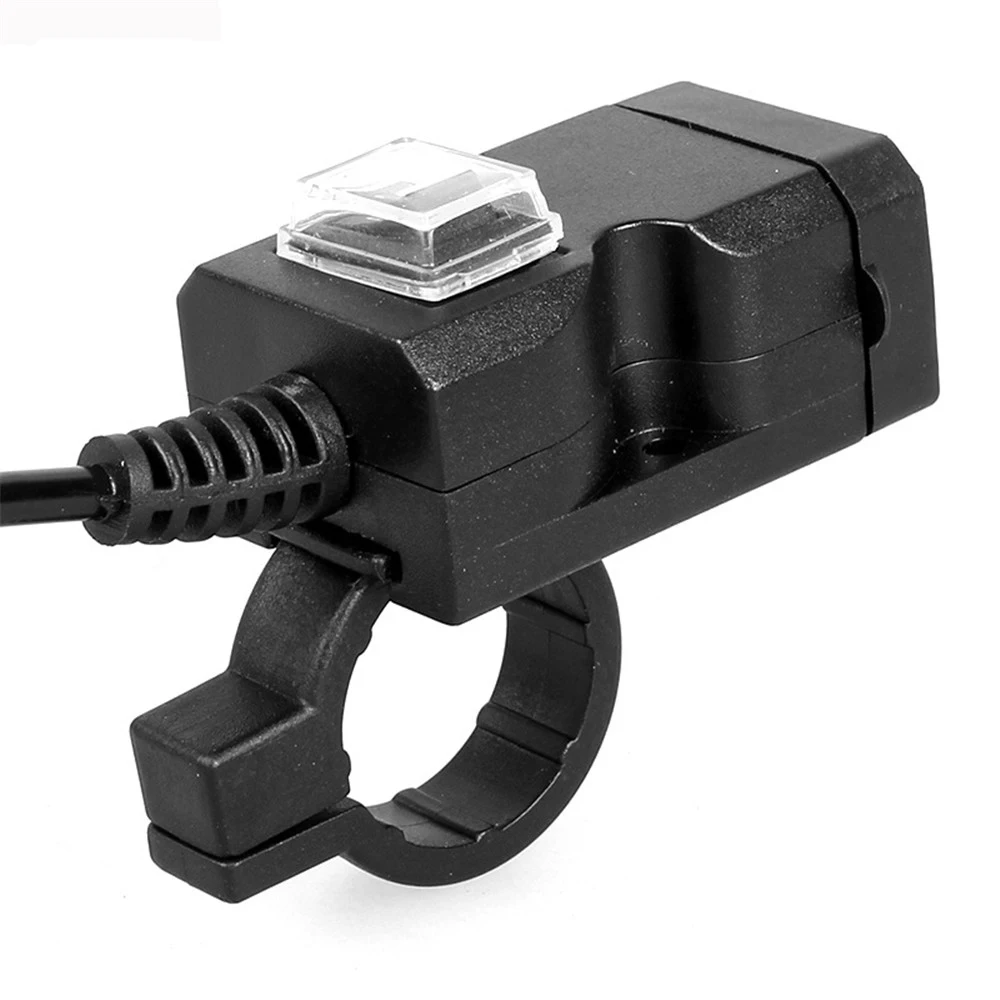 Прочный мотоцикл двойной USB зарядное устройство маленькая Талия автомобиль скутер автомобиль мобильный телефон зарядное устройство практичный мотоцикл мобильный телефон зарядное устройство