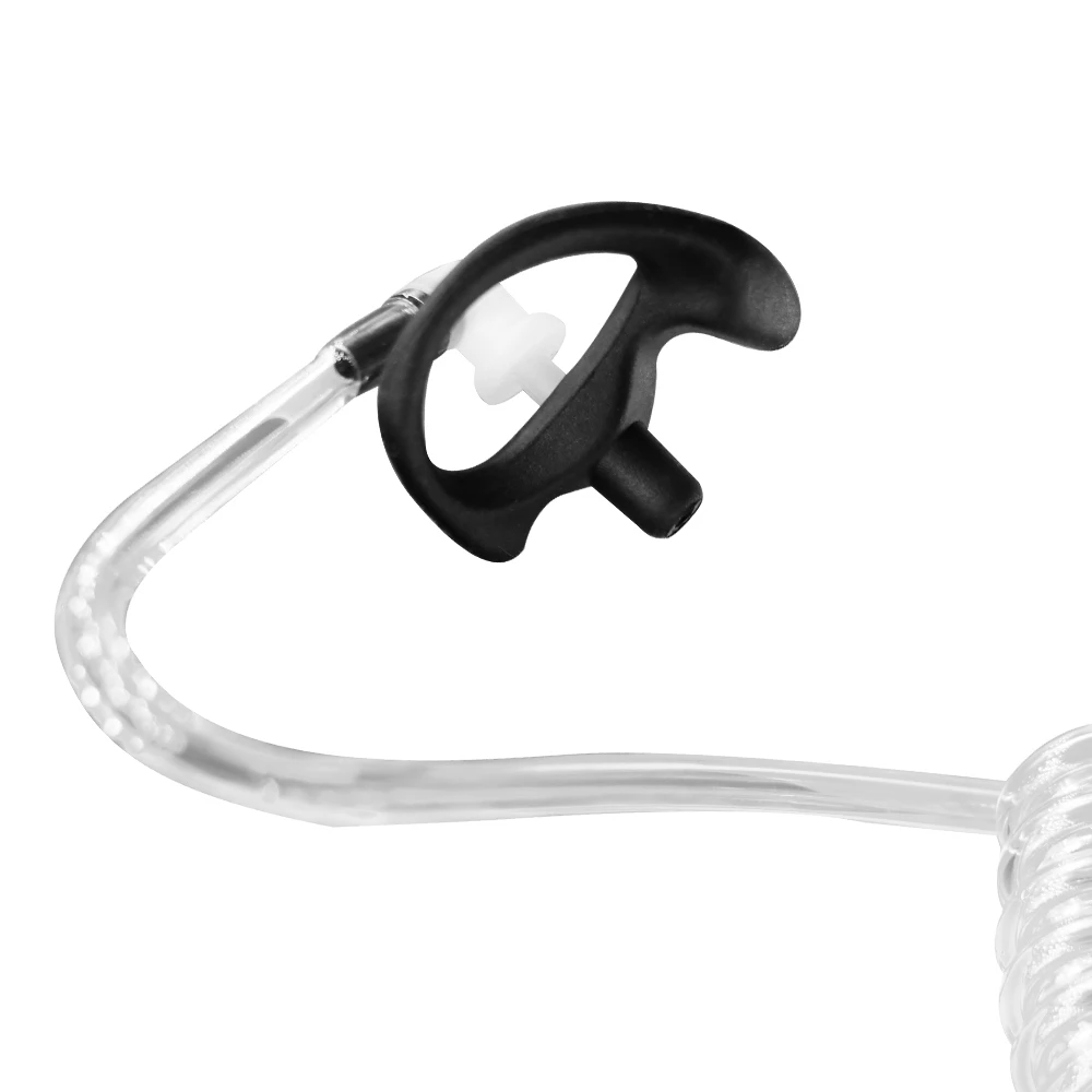 Black Extra Small Earmold Left And Right Included For Acoustic Tube Earpiece 
