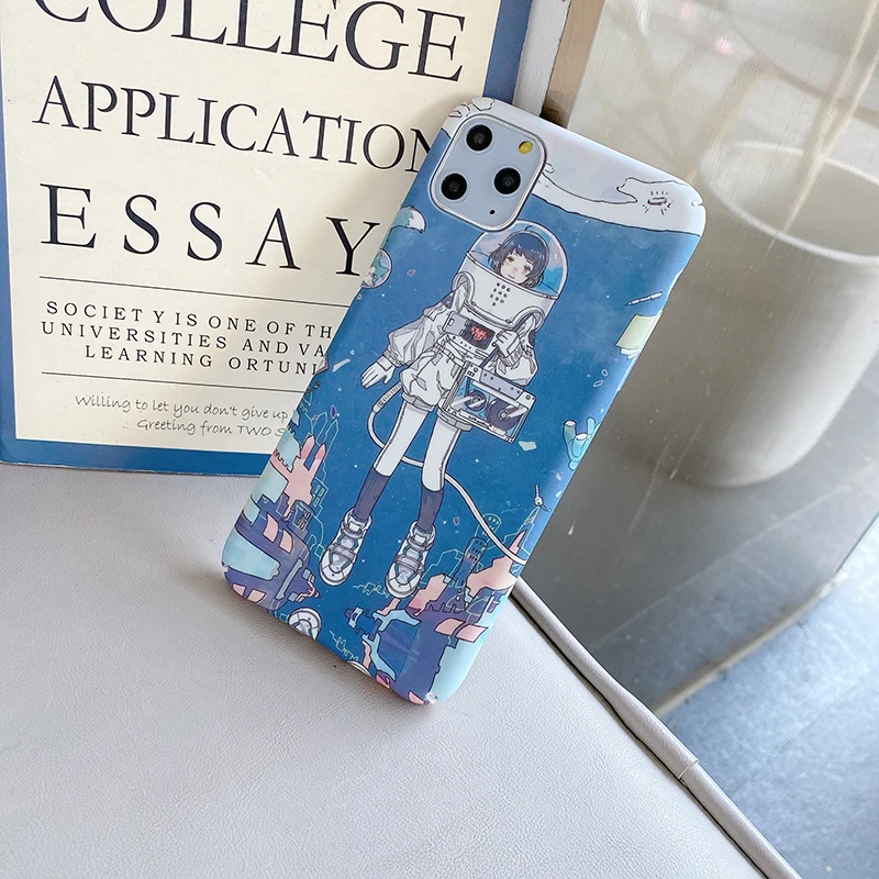 Жесткие ПК-Чехлы для huawei P30 P20lite Mate20Pro космическая девушка чехол для Honor 8X 9X 10Lite V20 20 20i Nova 3 3i 4 5Pro 5i Y9