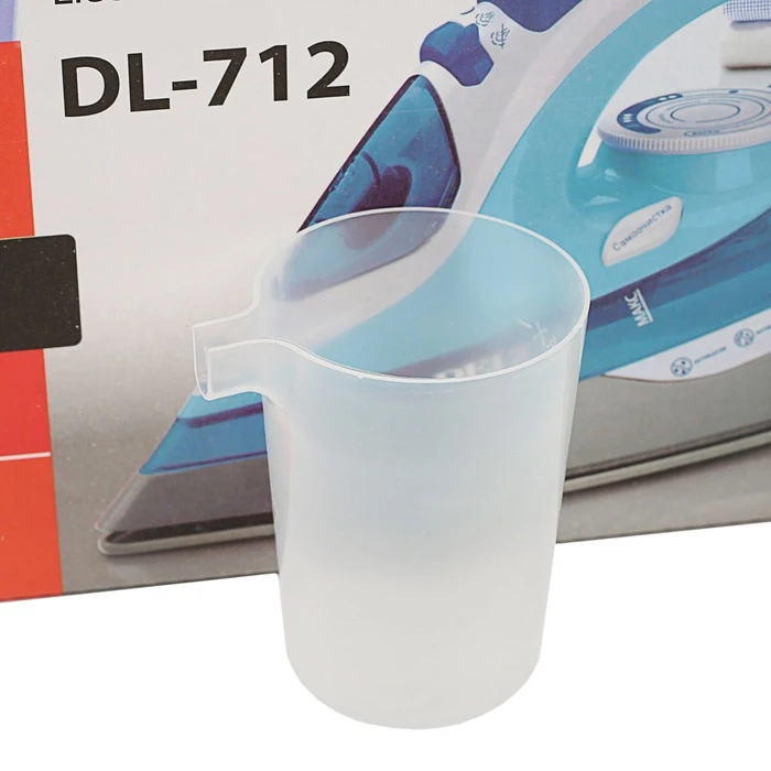 Утюг электрический Delta Lux DL-712, керамическая подошва, антинакипь, 2400 Вт