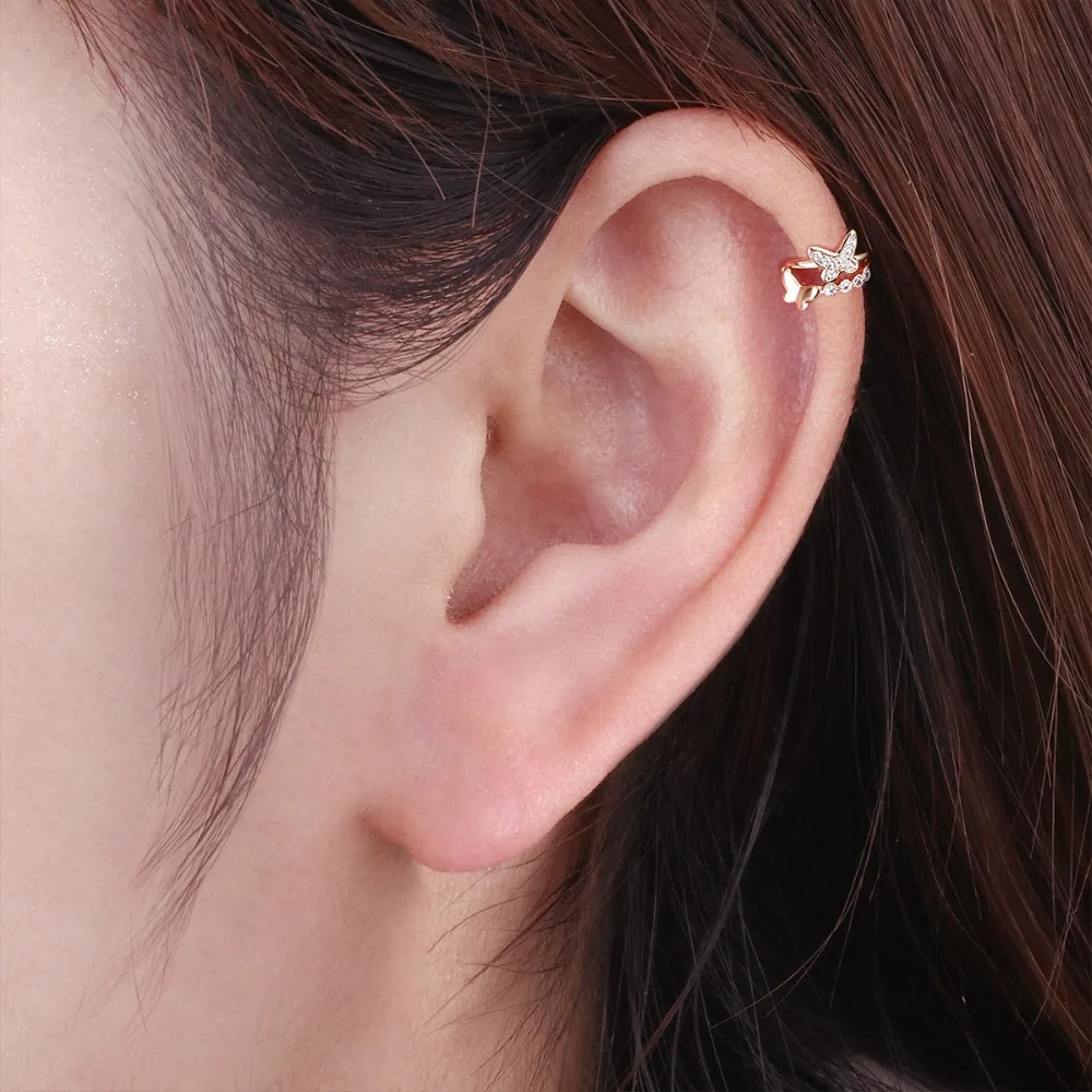 耳夹 蝴蝶款 金色 (19)