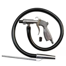 WAERTA абразивный воздушный Пескоструйный пистолет комплект 1 керамическое сопло 1 стальное сопло 1 всасывающая труба для песка промышленный Пескоструйный пистолет