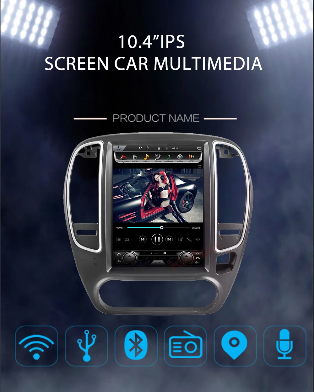KiriNavi вертикальный экран Tesla стиль 10," Android 8,1 Автомагнитола для Nissan Sylphy Автомобильный Dvd Мультимедиа gps навигация 2005-2012