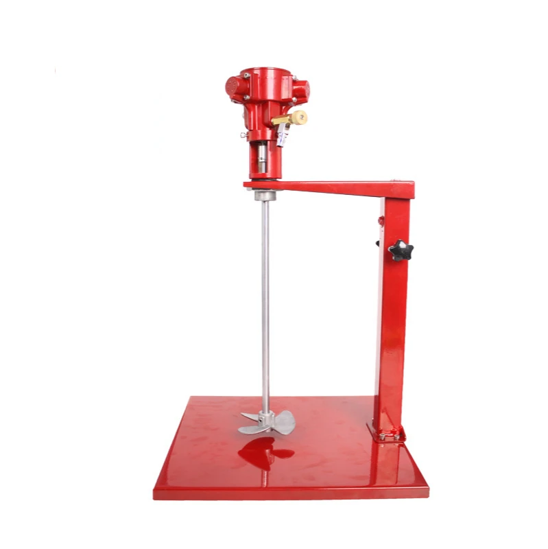 Pneumatic Paint Mixer Air Agitator Blender Vertical Stirrer Ink Paint Liquid Mixing Machine 5 Gal DS3-5S sus 304 mixer plate dispersion disc paint agitator stirrer size can be customerized