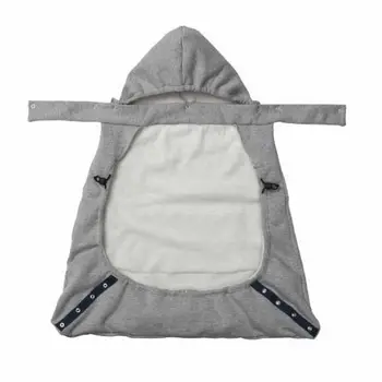 

Pudcoco Brand Baby Warm Wrap Sling Cover Grey Windproof Cloak Blanket Baby Carrier Funtional Winter Cover