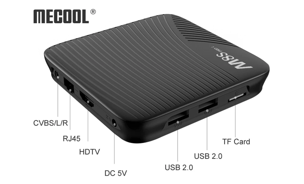 MECOOL M8S PRO L ТВ-приставка Android 7,1 Amlogic S912 3 ГБ 16 ГБ 32 г Bluetooth приставка Голосовое управление 3D 4K HD Smart медиаплеер