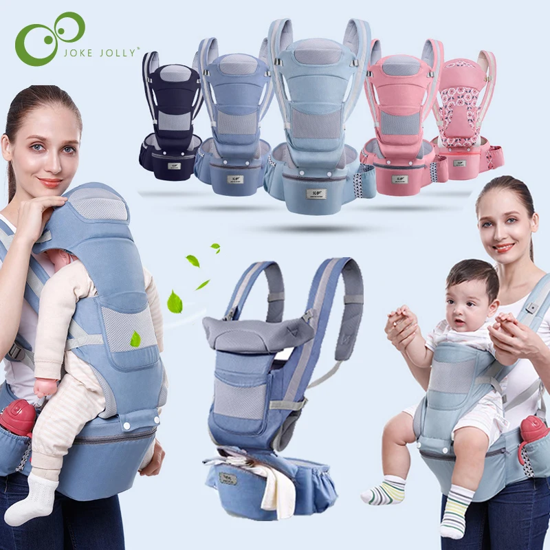 Nuevo portabebés ergonómico de 0-48 meses Portabebés bebé Asiento de cadera  3 en 1 frontal Ergonómico Canguro Envoltura para bebés Sling Ns2