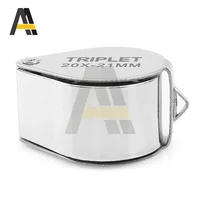 Portable Folding Jewllery Loupe 30X 20X 10X Magnifying Glass Pocket Size Jewllery Magnifier Glasses 30X Magnification Metal 2