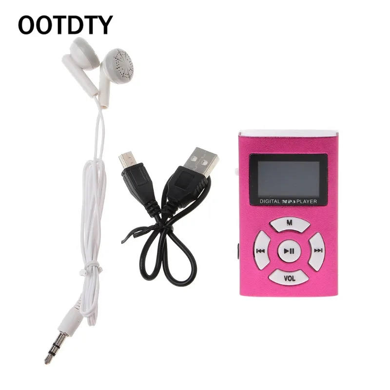 MX-808 мини USB алюминиевый ЖК-экран 32 ГБ Micro SD TF карта цифровой музыкальный mp3-плеер