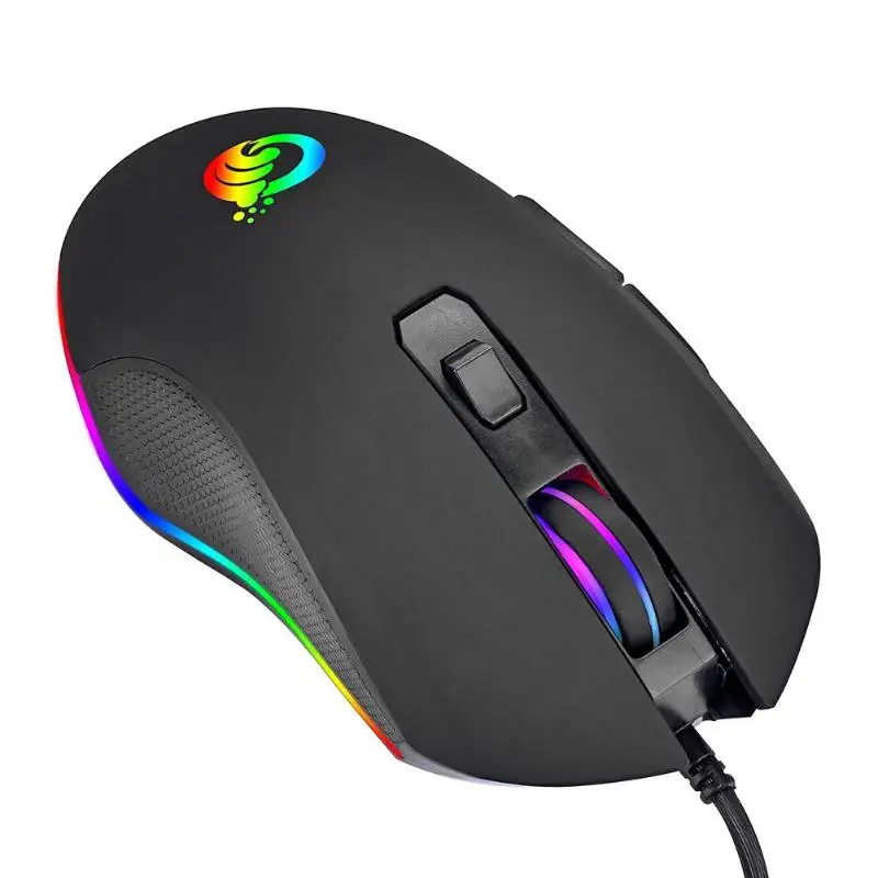 Прочная проводная мышь изящный дизайн G70 Проводная RGB игровая мышь 6 кнопок 3200 dpi Регулируемая оптическая эргономичная мышь