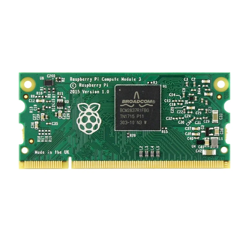 

for Raspberry Pi Compute Module 3 Contains the Guts of a Raspberry Pi 3 4GB EMMC Flash 1.2GHz Quad-Core ARM Cortex-A53 Processor