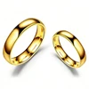 4mm 6mm Stainless Steel Couple Rings for Women Man Gold Silver Color Ring for Lovers Wedding Retro Jewelry for Gift WC006 1