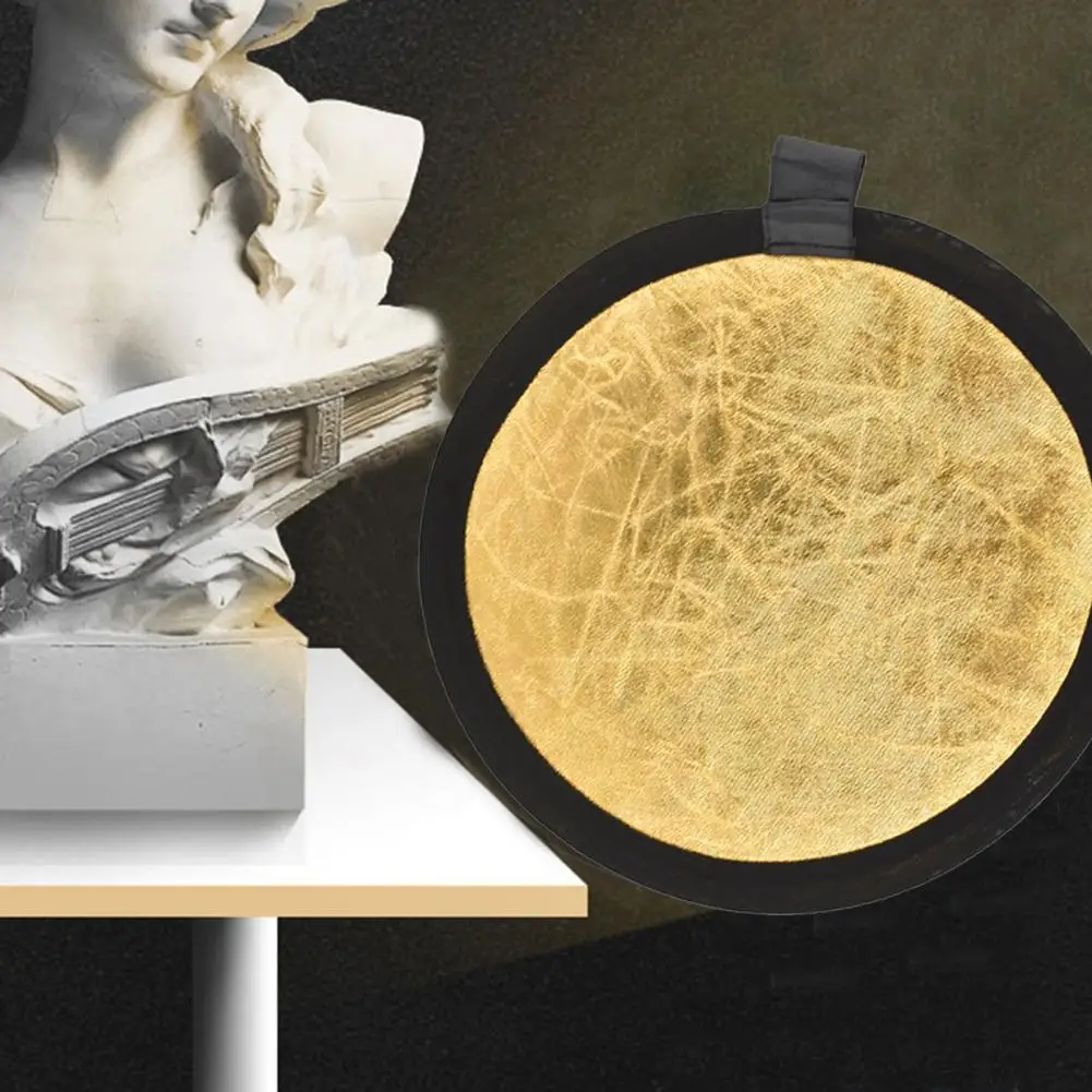 24 &60cm 반사경 5 in 1 Collapsible Light Round 사진 흰색 Silivery reflector for Studio 멀티 포토 디스크 디퓨저