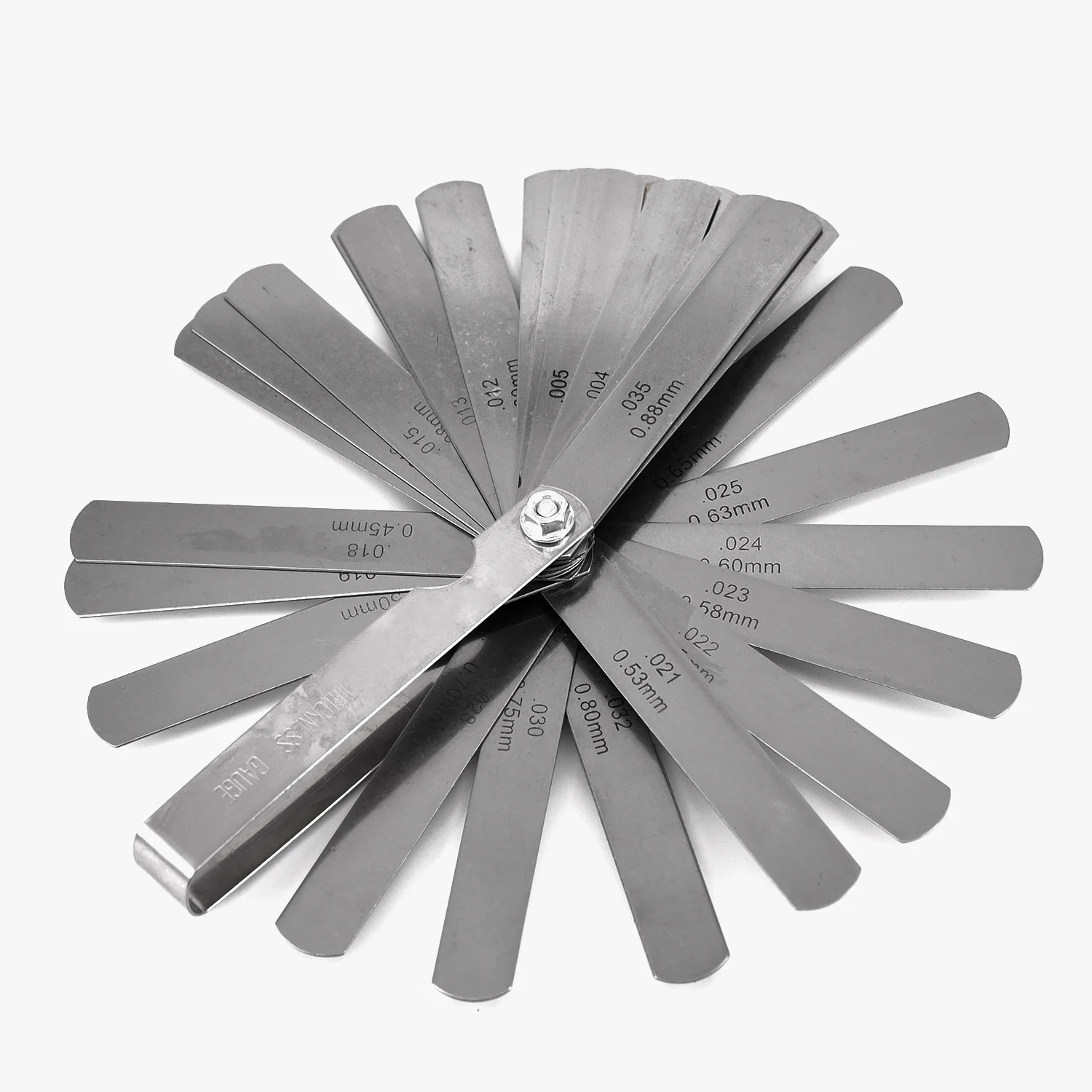 Портативный 32 лезвия щупа метрический имперский двойной считывающий комбинированный измерительный инструмент