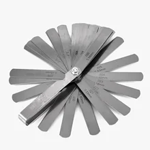 Портативный 32 лезвия щупа метрический имперский двойной считывающий комбинированный измерительный инструмент