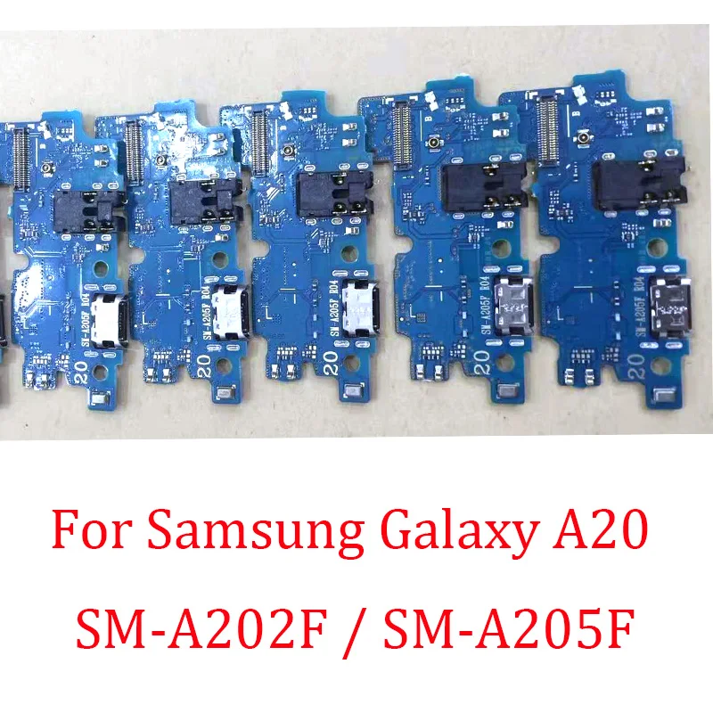 

5 Pcs/Lot Top Quality USB Charging Port Connector Board Dock Flex Cable For Samsung Galaxy A20 A202 A202F A205 A205F