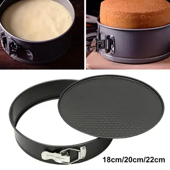 

1Pc Adjustable Mousse Round Cake Molds Stainless Steel Baking Moulds Kitchen Dessert Cake Decorating Tools Non Sticky Removable